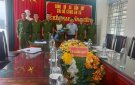 chi bộ Công an xã Cẩm Quý tổ chức Lễ kết nạp Đảng viên mới cho đồng chí Lưu Thiện Nhân